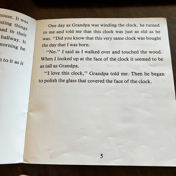Vintage Kid Stuff Records and Book A Beginning Reader  My Grandfather's clock - Picture 5 of 11